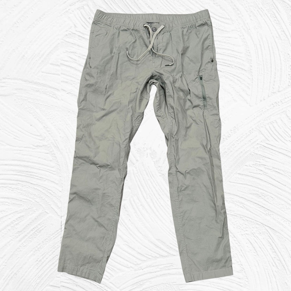 Vuori Climber Ripstop Pants Mens 2XL XXL Gray/Green Outdoor Hiking V412